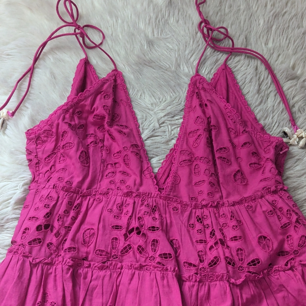 NWT Rococo Sand Sasha Mini Dress in Raspberry - Picture 5 of 16